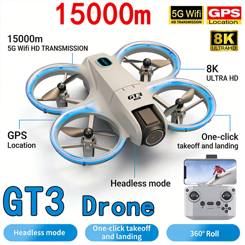 Drone Gt3 Rc - Drone GT3 MAX Baru 8K HD