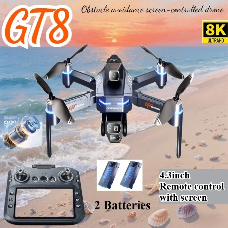 Drone Gt8 Rc - Drone 4K HD GT8 Kamera Menghindari