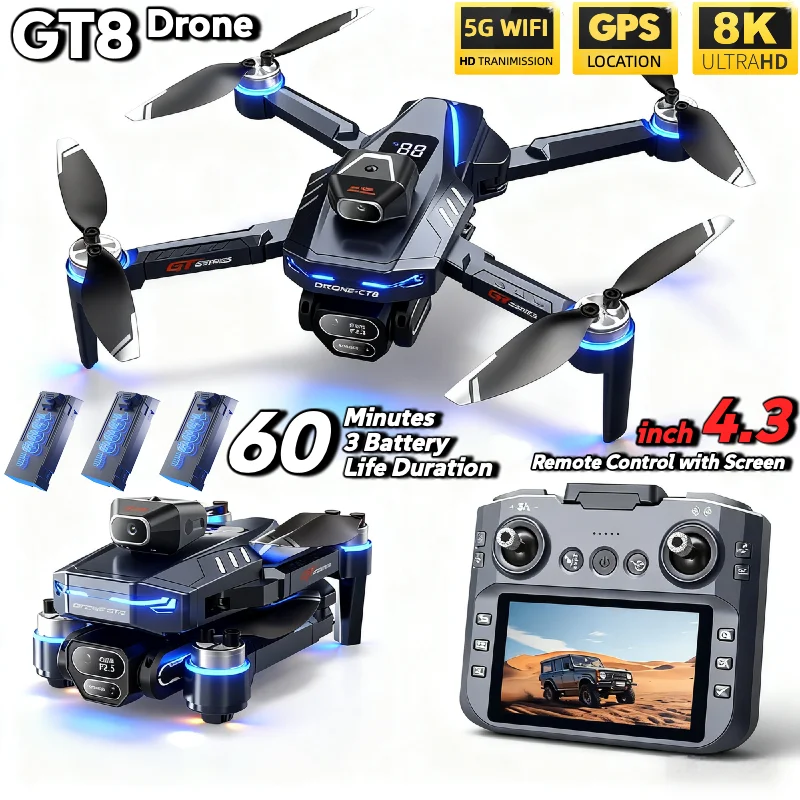 Drone Gt8 Rc - HOT Untuk Drone LSRC GT8 4K