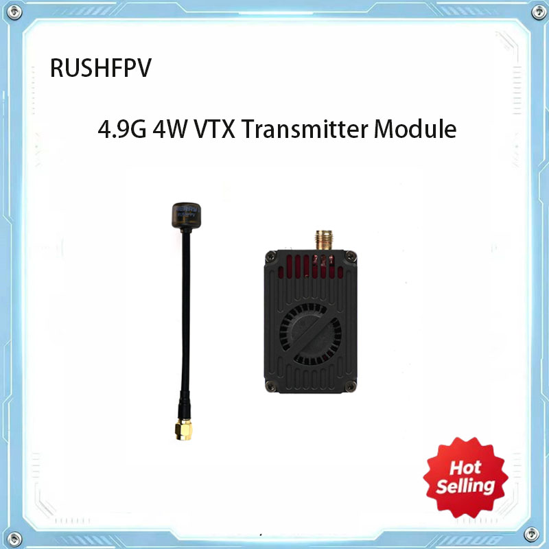 Drone Rc Remote Control - RUSHFPV 4.9GHz 4W VTX Modul Pemancar