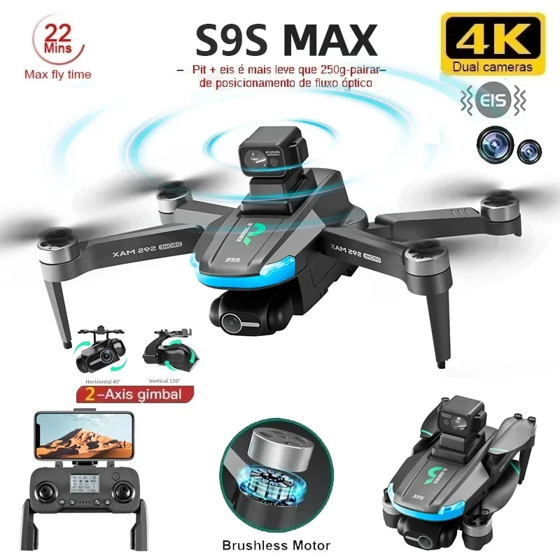 Drone Rc Ufo - Drone MINI S9S MAX Baru 4K