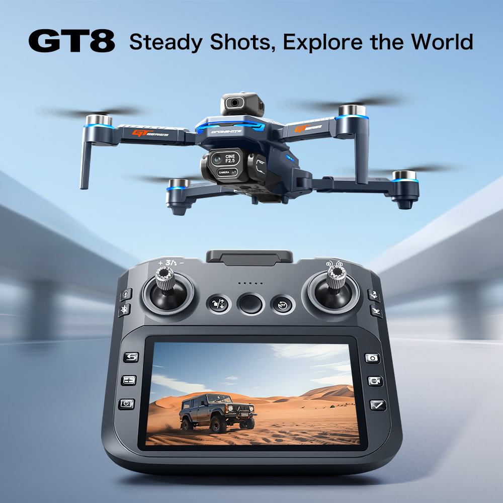 Drone Gt8 Rc - KBDFA GT8 Drone 6K HD Kamera