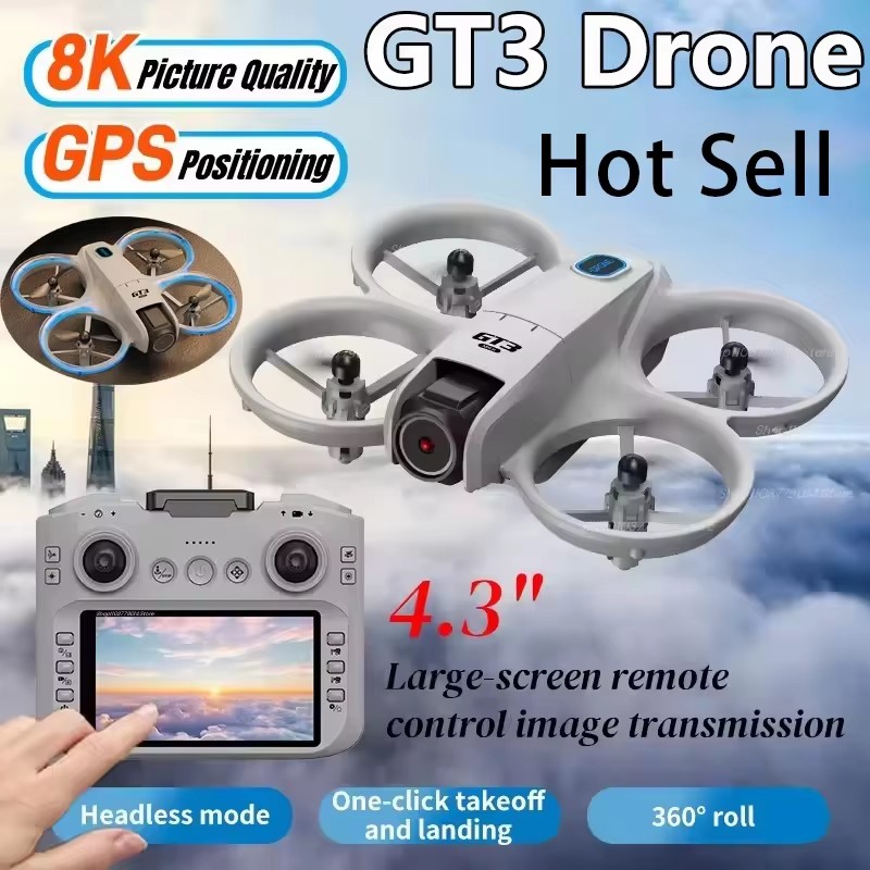 Drone Gt3 Rc - Drone GT3 Baru Asli 8K GPS