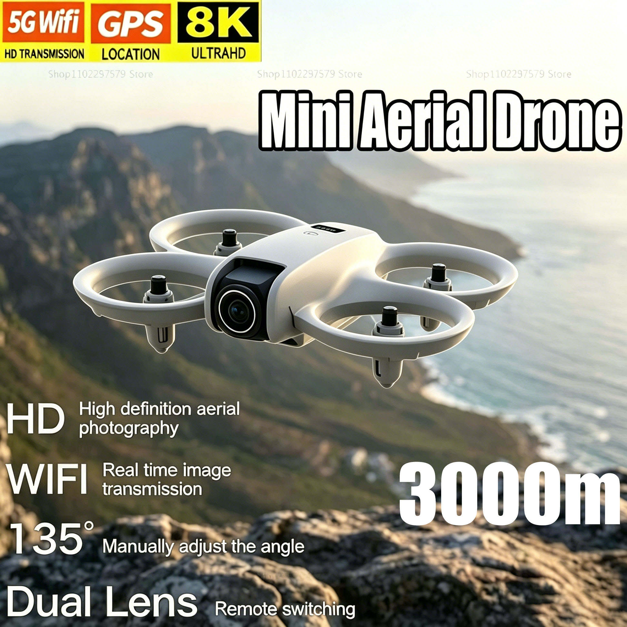 Drone Rc Ufo - Drone Mini dengan Kamera HD 8K