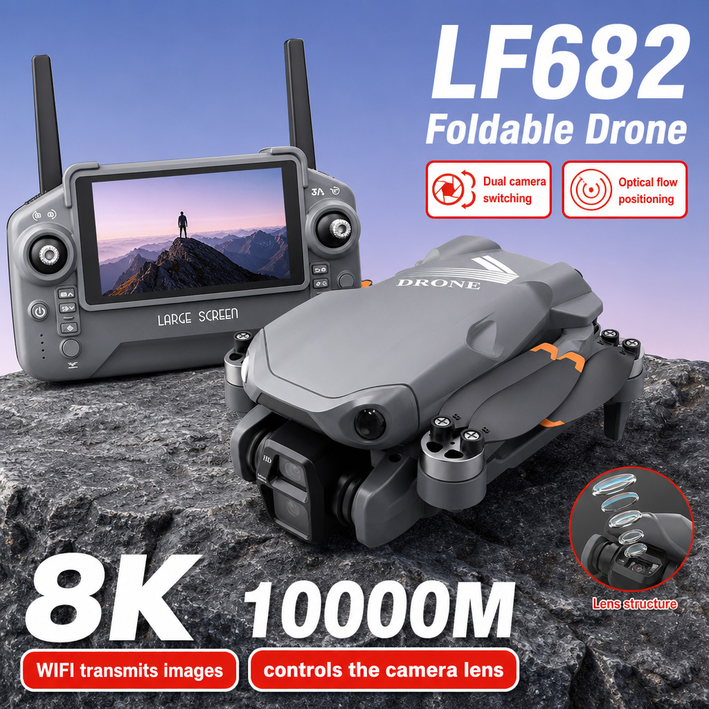 Drone Rc Ufo - Foto Udara Drone LF682 8K HD