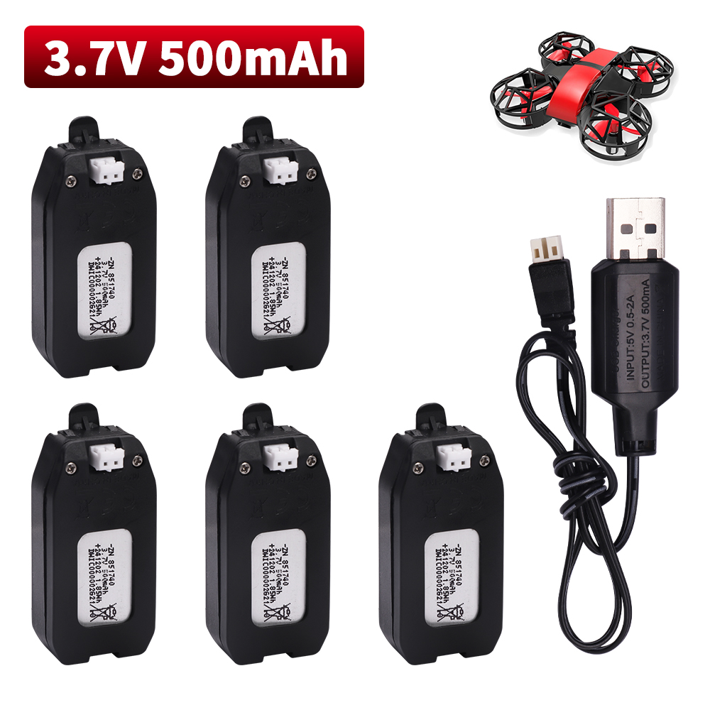 Drone Lipo Battery - Baterai Lithium 3.7V 500MAh untuk NH330