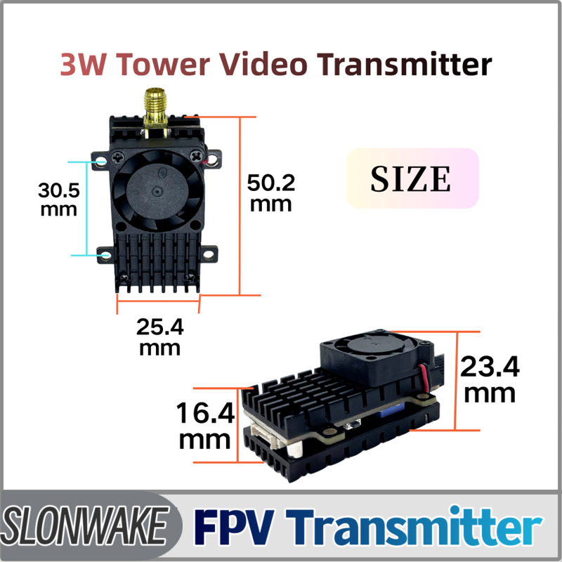 Drone Rc Airplane - Modul Transmisi Video FPV SLONWAKE 5.8G