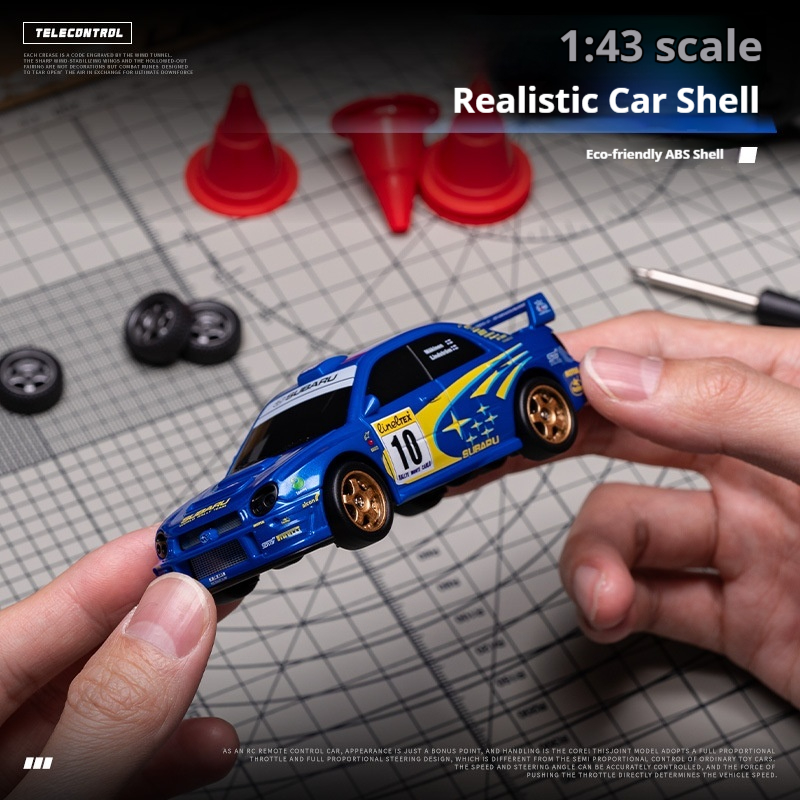 Rc Drift Car Kit - Mobil RC Mini Desktop 1/43 Baru,