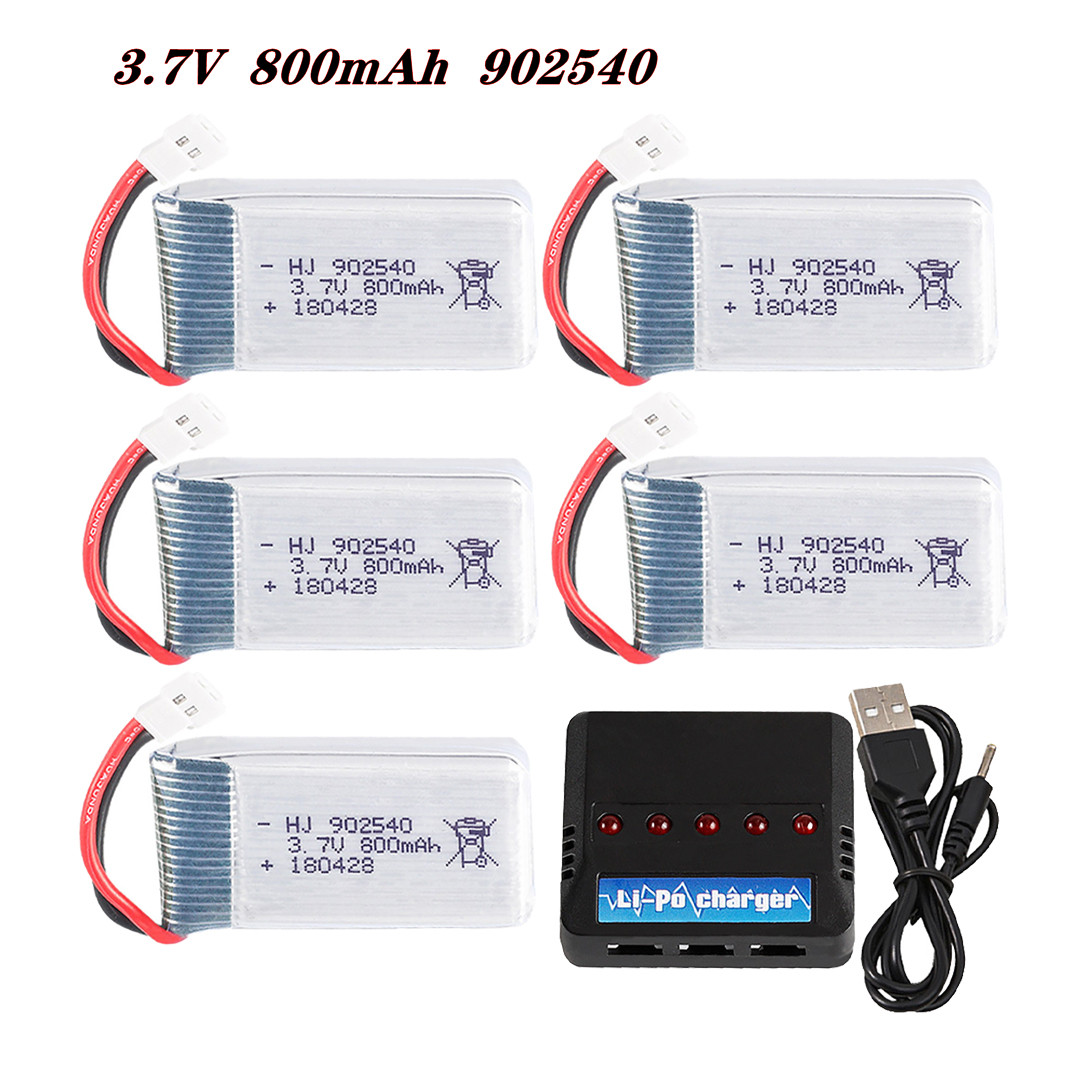 Drone Lipo Battery - Baterai Lipo 3.7V 800MAh 902540 25C