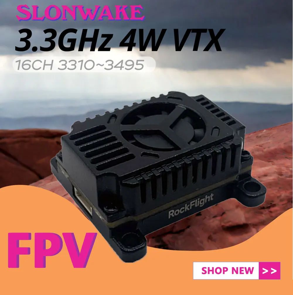 SLONWAKE FPV 3.3G 16CH 4000mW  - Drone Rc Remote Control ulasan dan harga