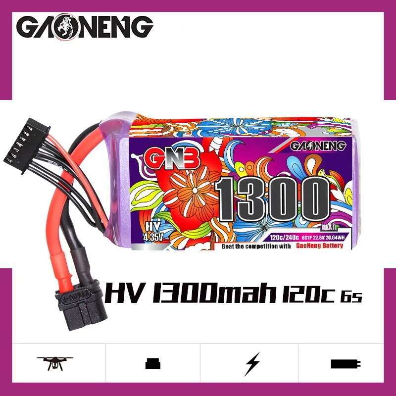 2 Buah Baterai Lipo GNB 6S 22. - Drone Rcs ulasan dan harga