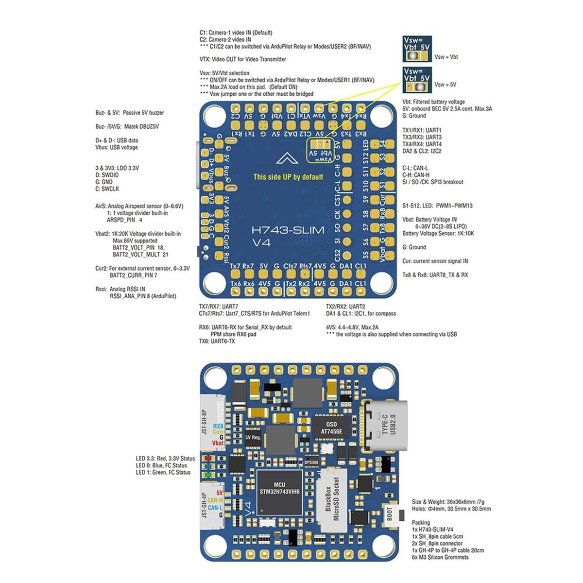 PROMOSI~ Flight Controller SLI - Drone Rc V4 ulasan dan harga