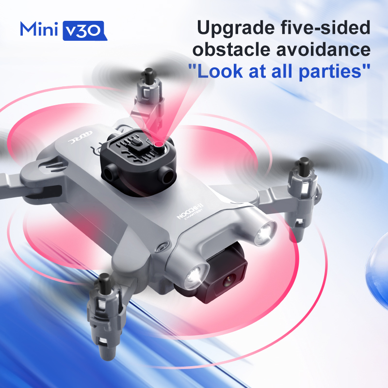 Drone FPV Mini V30 WiFi, Quadc - Drone Rc Ufo ulasan dan harga