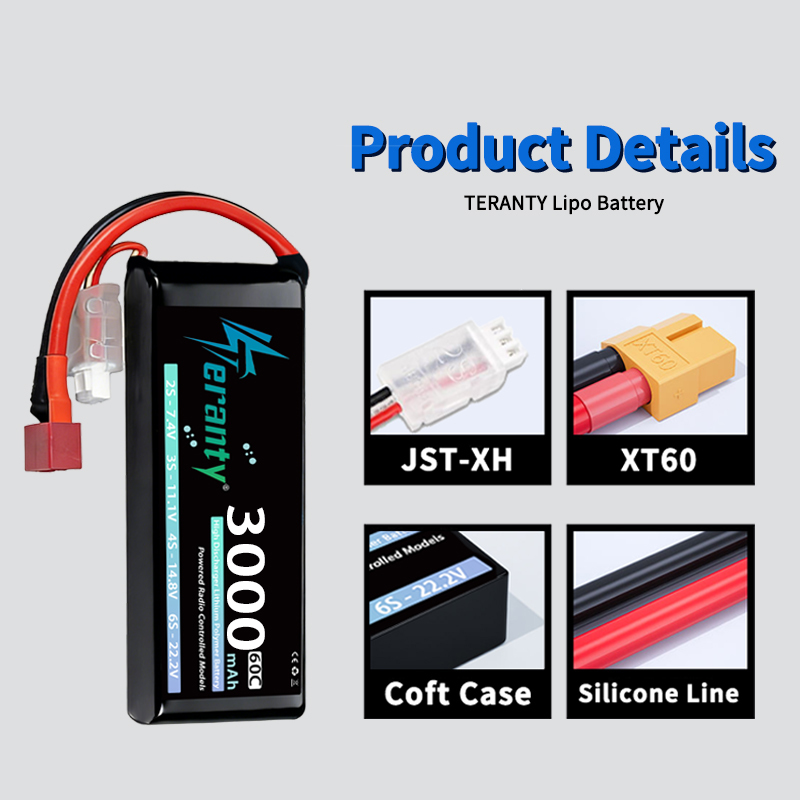 TERANTY 2S 3000mAh Baterai Lip - Drone Lipo Battery ulasan dan harga