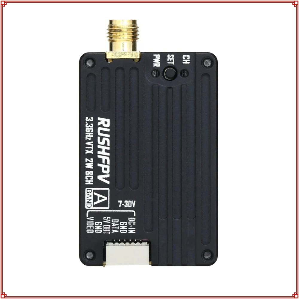 2026 RUSHFPV 3.3G 2W VTX Trans - Drone Rc Airplane ulasan dan harga