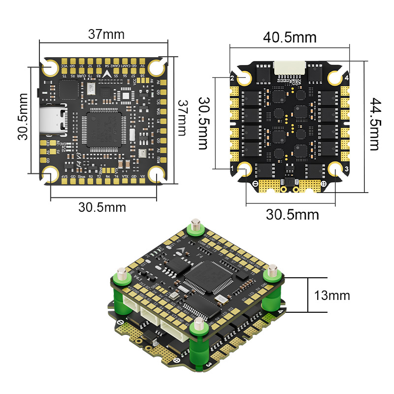 Aocoda-RC F465S V4 AIO 8S FPV  - Drone Rc V4 ulasan dan harga