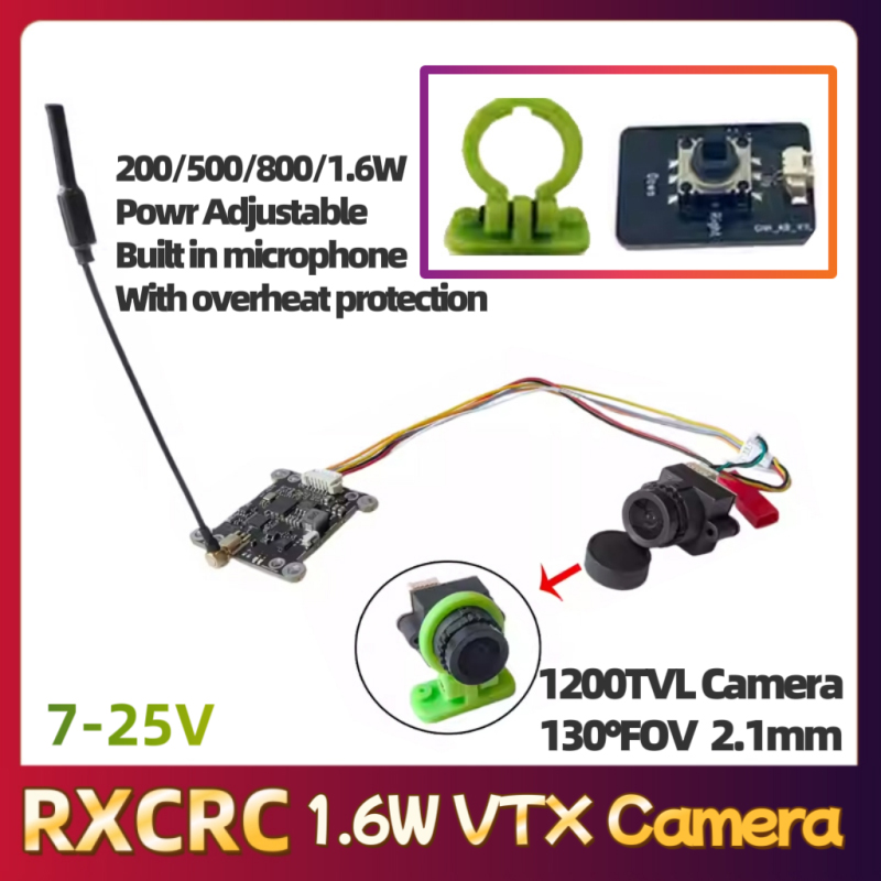 Modul RXCRC 5.8G 48CH 1.6W VTX - Drone Rc Airplane ulasan dan harga
