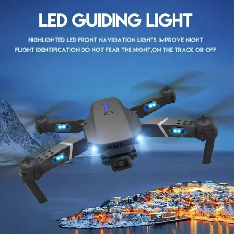 E88 Pro Drone FPV kamera sudut - Drone Rc Cable ulasan dan harga