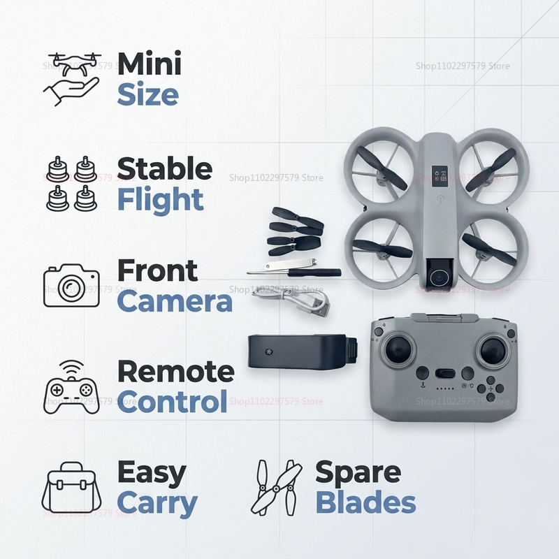 Drone Mini dengan Kamera HD 8K - Drone Rc Ufo ulasan dan harga