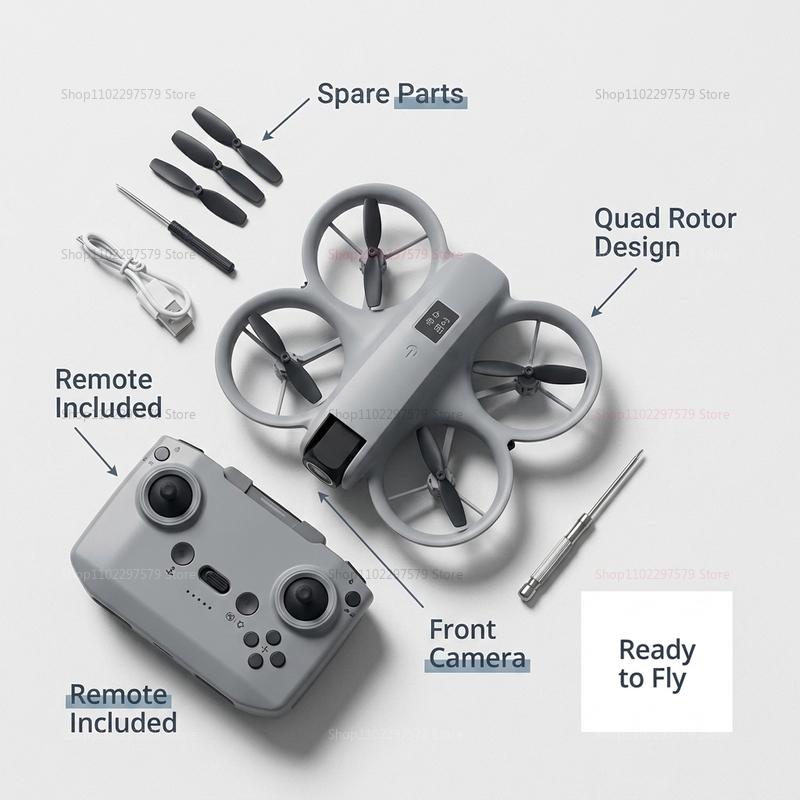 Drone Mini dengan Kamera HD 8K - Drone Rc Ufo ulasan dan harga