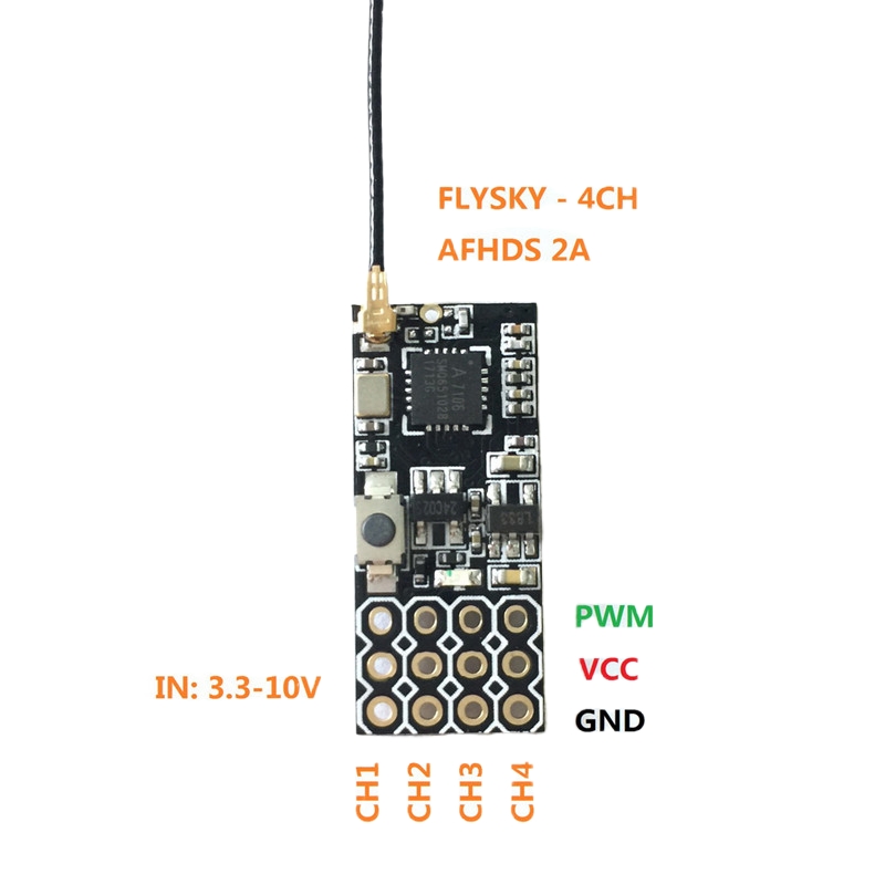 Flysky FS2A Penerima Mini 4CH  - Drone Lipo Battery ulasan dan harga
