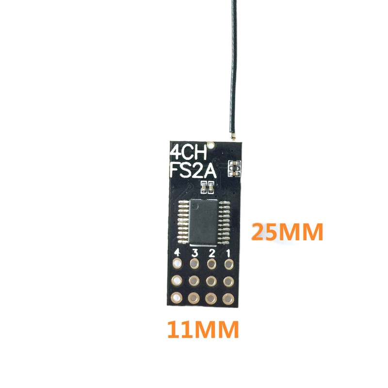 Flysky FS2A Penerima Mini 4CH  - Drone Lipo Battery ulasan dan harga