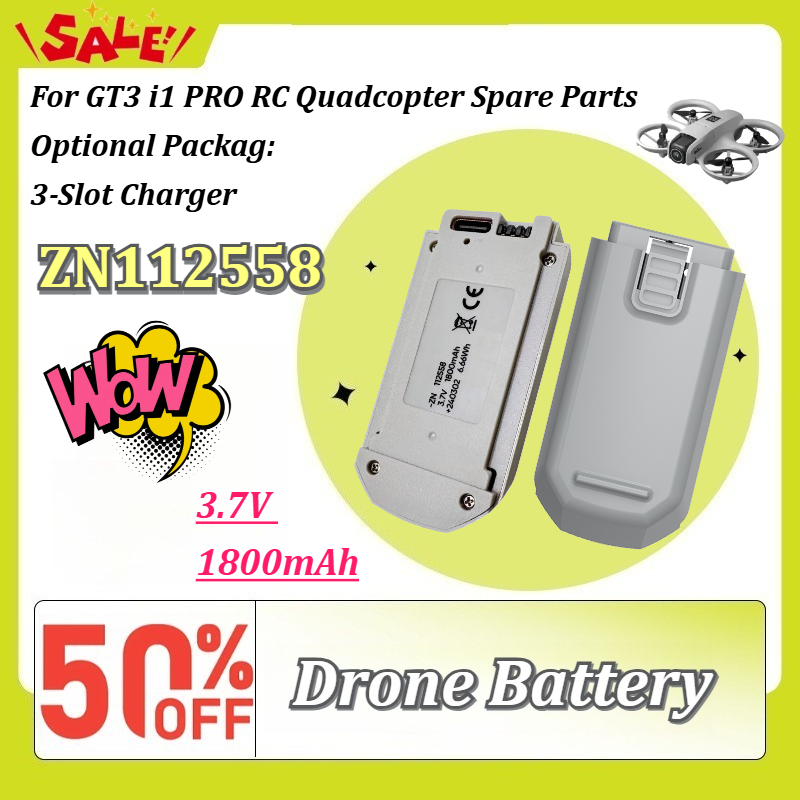 Baru 1-6 Buah ZN112558 3.7V 18 - Drone Gt3 Rc ulasan dan harga