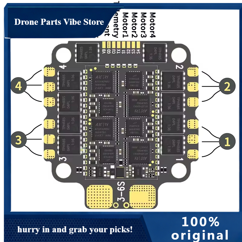 APAocoda-RC F460 V4 60A Stack  - Drone Rc V4 ulasan dan harga
