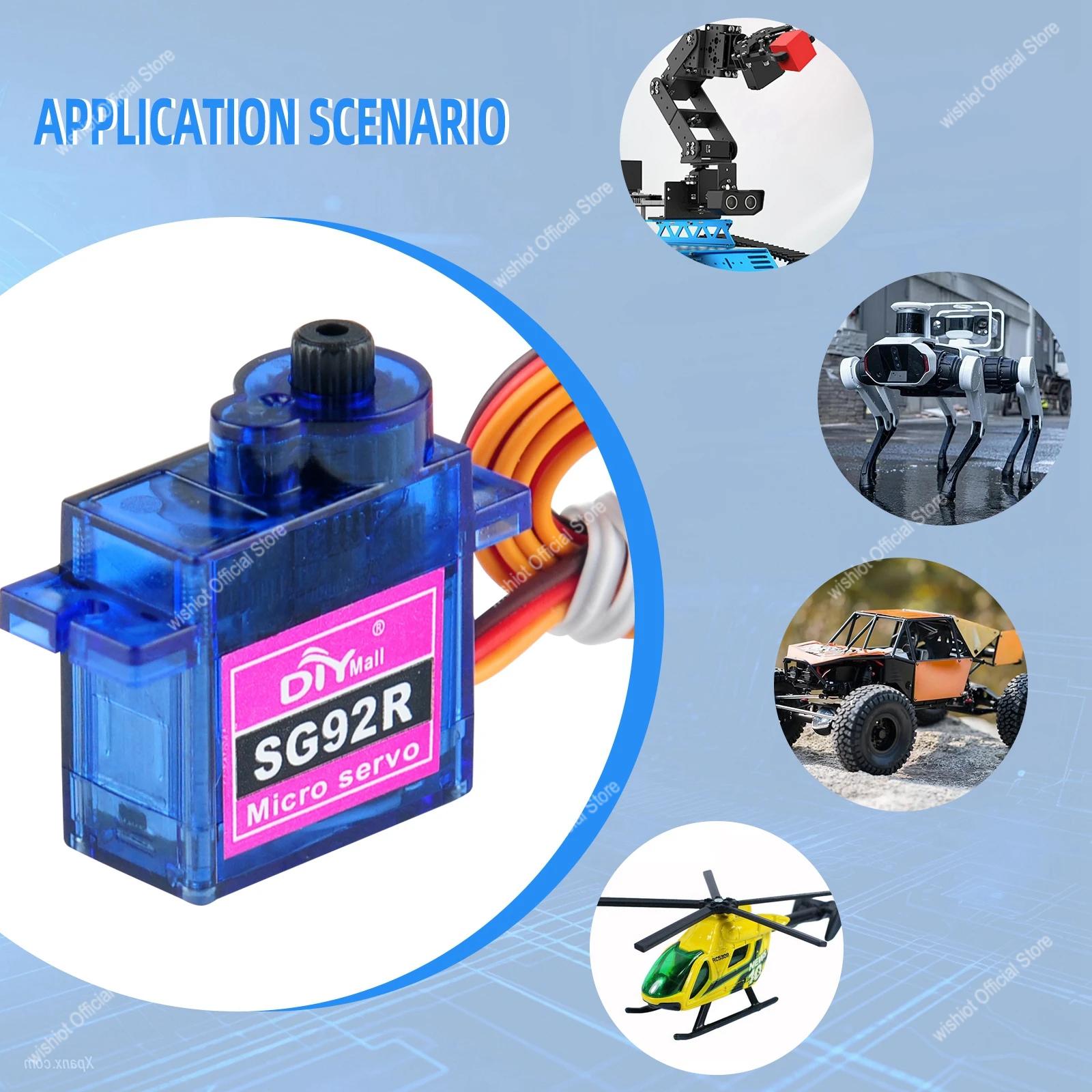 SG92R Motor Servo mikro 4.8-6V - Drone Rcs ulasan dan harga
