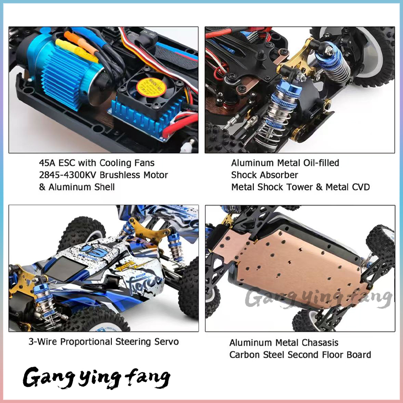 1/12 124017 Wltoys -V8 Mobil R - Rc Drift Car Kit ulasan dan harga